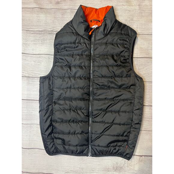 Pacific Trail Jackets & Blazers - Pacific Trail Black Puffer Vest Orange Lining Women’s Size S